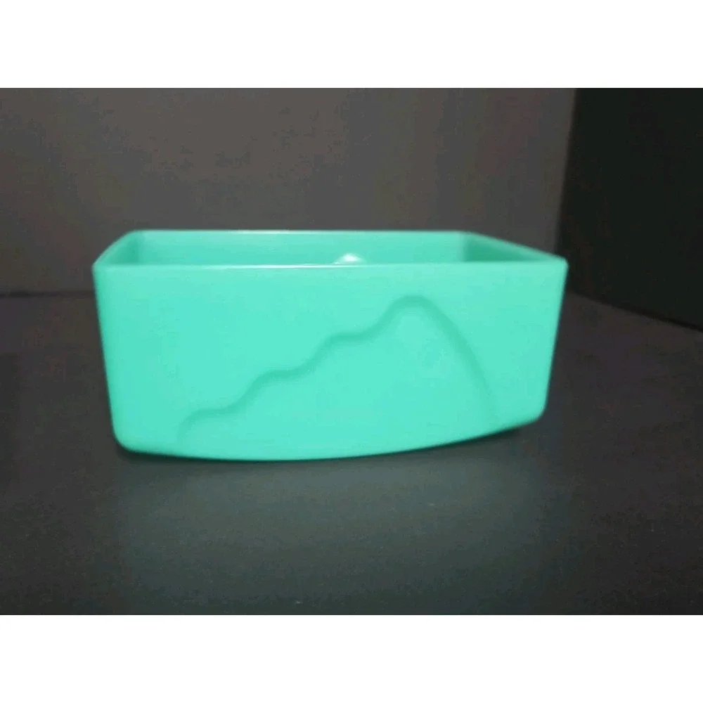 Vintage Tupperware Impressions Green Butter‎ Dish 2 Stick Covered Butter Keeper